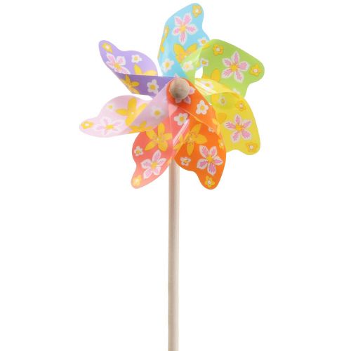 Floristik24 Pinwheel kleurrijke Ø16cm windgong windmolen tuindecoratie