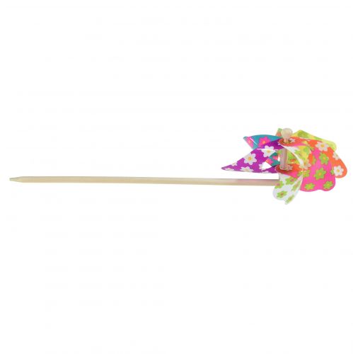 Artikel Pinwheel Kleurrijke Molen Bloemen Stippen Balkon Ø15cm 2st