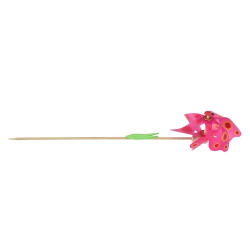 Floristik24 Molenrad lieveheersbeestje op bloem windmolen Ø8,5cm H28cm 6st