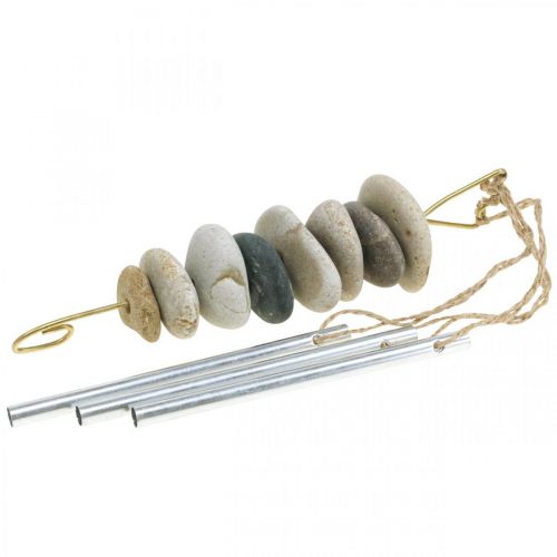Artikel Windgonghanger Chime Maritime met stenen H50cm