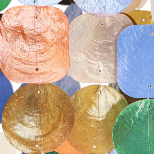 Artikel Windgong Capiz schelpen Maritieme decoratie hanger Ø14,5cm 55cm