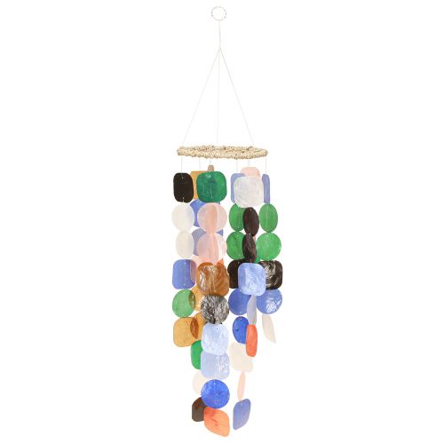 Artikel Windgong Capiz schelpen Maritieme decoratie hanger Ø14,5cm 55cm