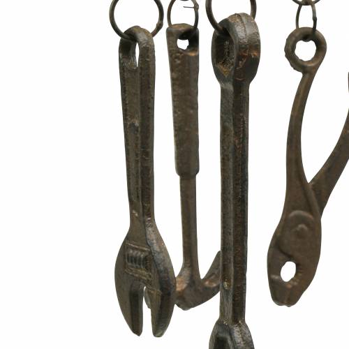 Floristik24 Windgong om op te hangen met gereedschap 75cm