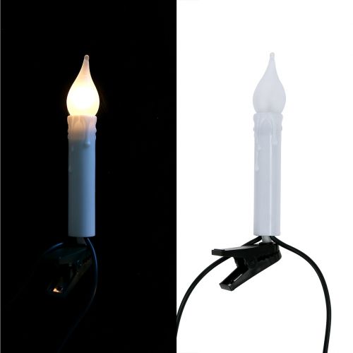 Floristik24 Windvlaag lichtketting voor binnen 16er 6m warm wit