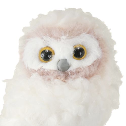 Artikel Winterdecoratie decoratieve uilenfiguren om staand wit 15cm 2 stuks