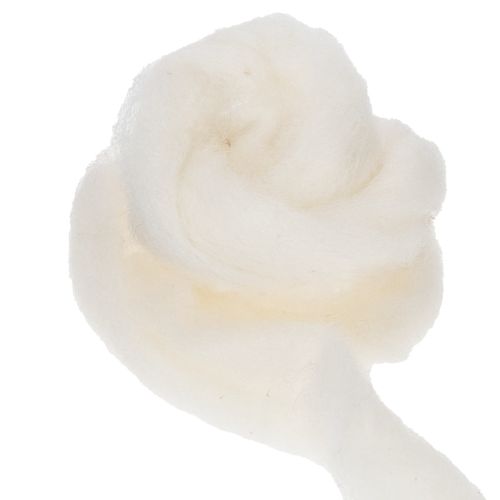 Artikel Wit wollen lint, 2m, decoratieve wol voor knutselen en inpakken