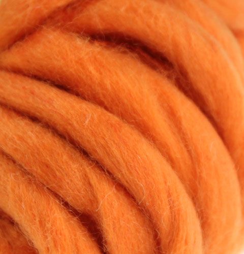 Artikel Wollen lint 50 g / 9 m oranje