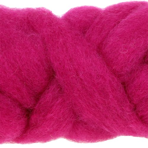 Floristik24 Wollont 10m roze