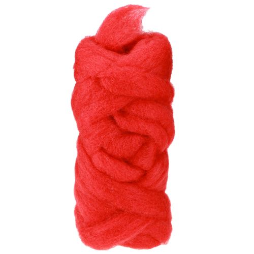 Wollen klinknagel 10m rood