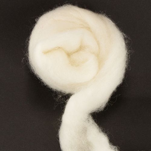 Artikel Wit wollen lint, 2m, decoratieve wol voor knutselen en inpakken