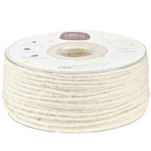 Wolkoord wit 3mm 100m