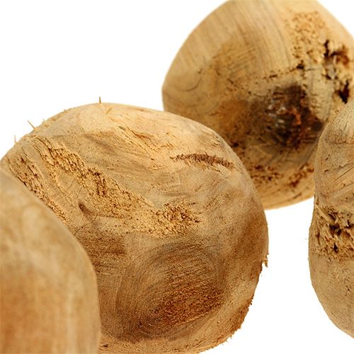 Floristik24 Kluit dennenhout Ø7cm naturel 5 st