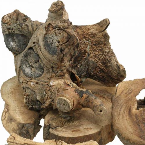 Floristik24 Wortelhout decohout stukjes hout strooidecoratie 3-10cm 500g