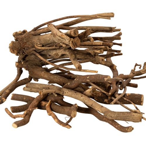 Decoratieve houten takken en wortelstokken, natuurlijk gedroogd, 18 cm, 500 g