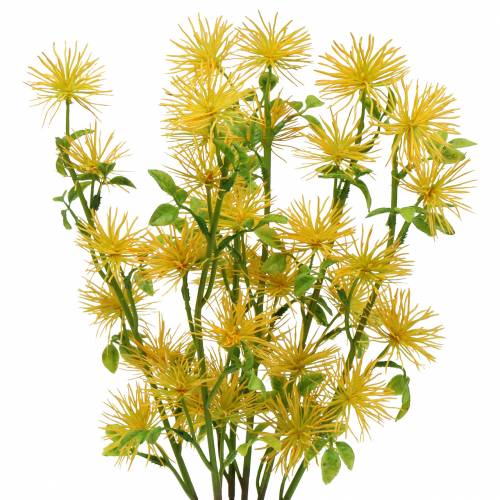 Floristik24 Xanthium zijde bloem geel 53cm 6st