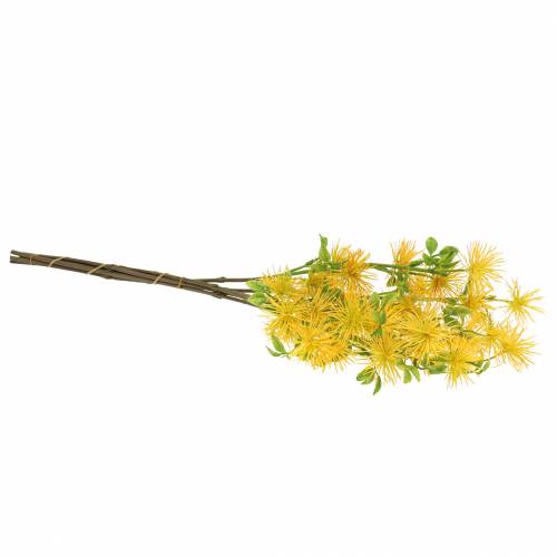 Floristik24 Xanthium zijde bloem geel 53cm 6st