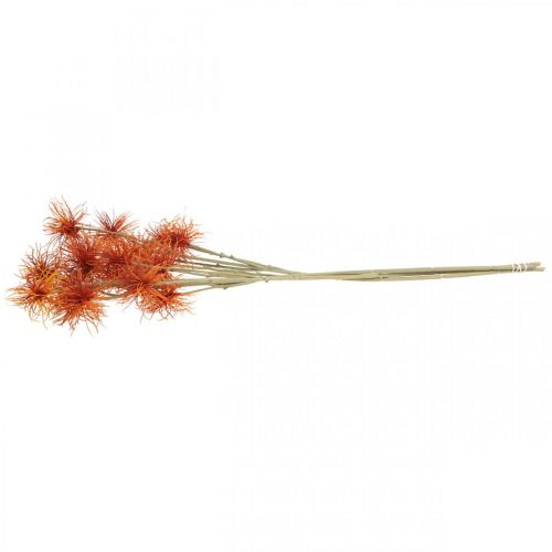 Artikel Xanthium kunstbloem herfstdecoratie oranje 6 bloemen 80cm 3st