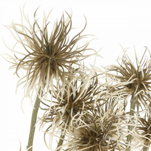 Artikel Xanthium kunstbloem herfstdecoratie 6 bloemen crème, bruin 80cm 3st