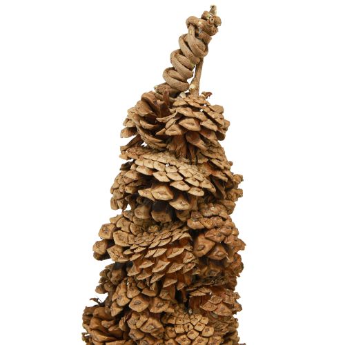 Floristik24 Kegelboom Kerstboomkegeldecoratie natuurlijk 14×50cm