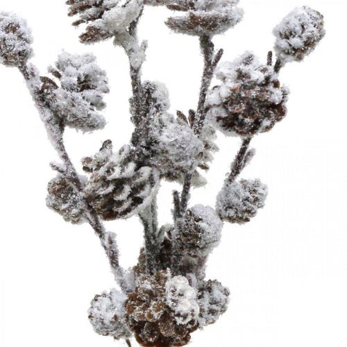 Artikel Kersttakken kegeltak besneeuwd 30cm 5 stuks in een bundel