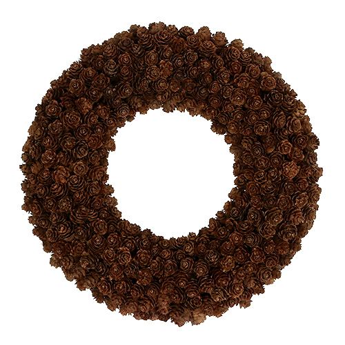 Floristik24 Kegelkrans Ø31cm Bruin