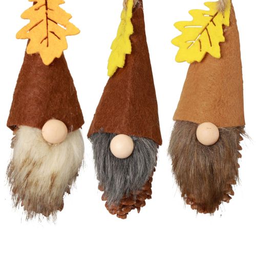 Artikel Kegelkabouterhanger kabouterdecoratie herfstkabouter H10cm 6 st