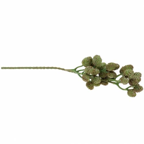 Floristik24 Cone Tak Groen 33cm Kunstplant als een echte!