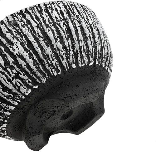 Floristik24 Cementkom rond Ø25cm schors