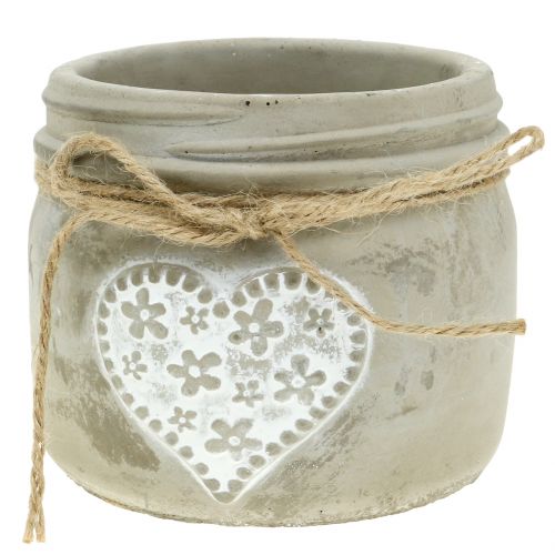 Floristik24 Betonpot hart Ø11.5cm 3st