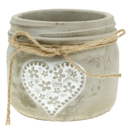 Artikel Betonpot hart Ø11.5cm 3st