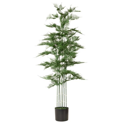 Kunstmatige bamboeboom, groen, 132 cm, kamerplant | Floristik24.nl