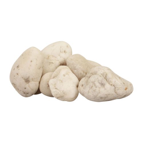 Floristik24 Sierstenen rivierkiezels sierstenen wit 2cm - 5,5cm 5kg