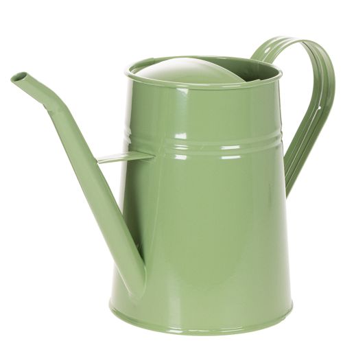 Vintage metalen gieter voor binnen, mintgroen, 1,7 liter; decoratieve vaas, retro design, H23cm kopen | Floristik24.nl