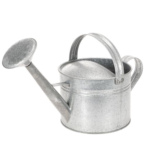 Vintage zinken gieter, 27 cm - plantenbak voor tuin en terras, metalen bloempot kopen | Floristik24.nl
