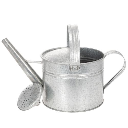 Vintage zinken gieter, 27 cm - plantenbak voor tuin en terras, metalen bloempot | Floristik24.nl