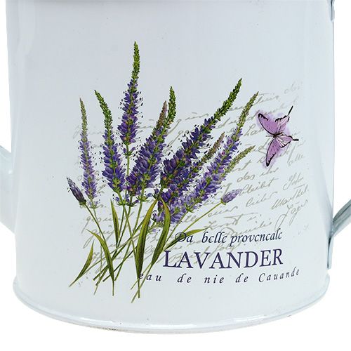 Floristik24 Zink gieter Ø10.5cm H10cm met lavendel