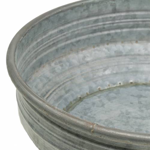 Floristik24 Zinkkom Ø31.5cm H10cm