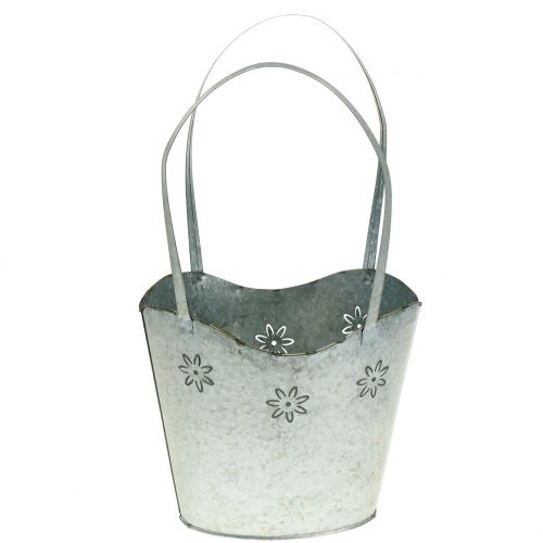 Floristik24 Zinken plantenbak H36cm