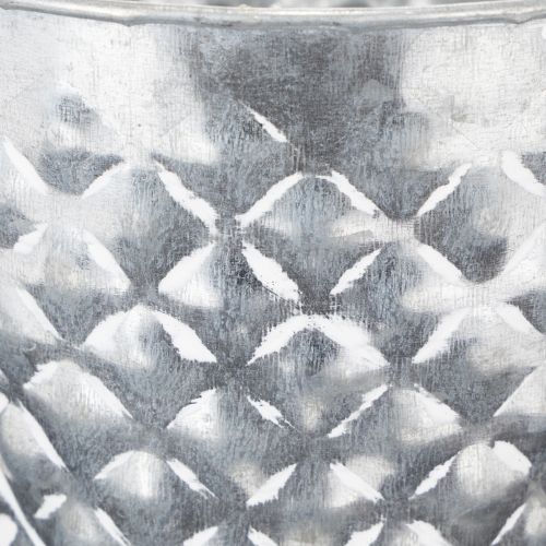 Zinken pot met touwgrepen