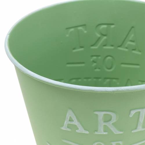 Artikel Bloempot zink mint groen Ø15cm H13.5cm