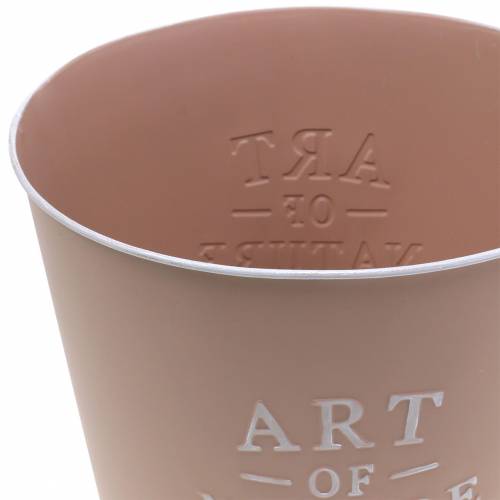 Artikel Bloempot zink Art of Nature oud roze Ø17.5cm H15cm