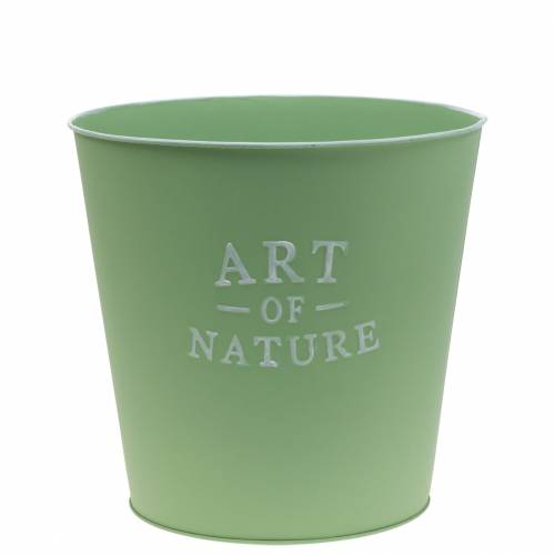 Artikel Bloempot zink Art of Nature mintgroen Ø17,5cm H15cm