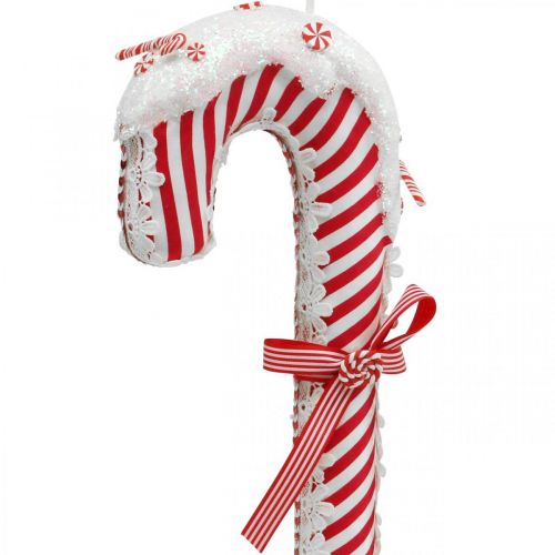 Floristik24 Candy Cane Deco Grote Kerst Rood Wit Gestreept H36cm