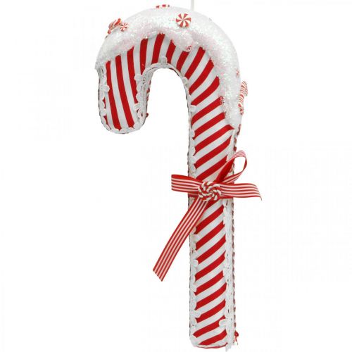 Floristik24 Candy Cane Deco Grote Kerst Rood Wit Gestreept H36cm