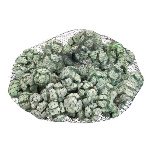 Artikel Cipres kegels mat natuurlijke decoratie 3cm groen 500g