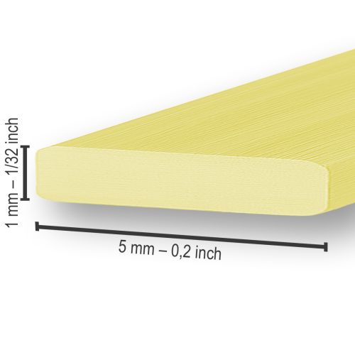 Artikel Aluminium platdraad goud 5mm 10m