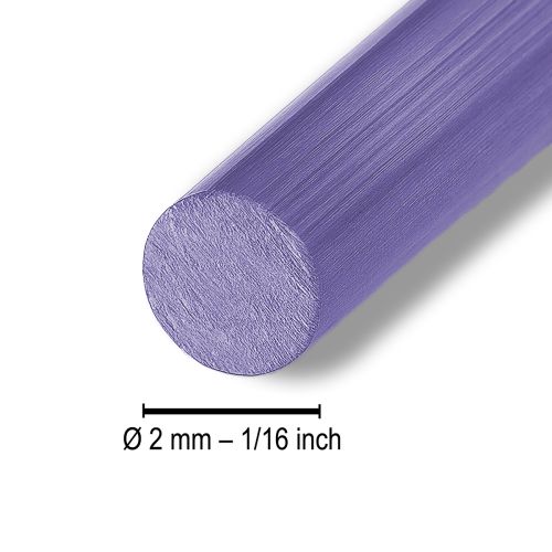 Artikel Aluminiumdraad 2mm 100g lavendel