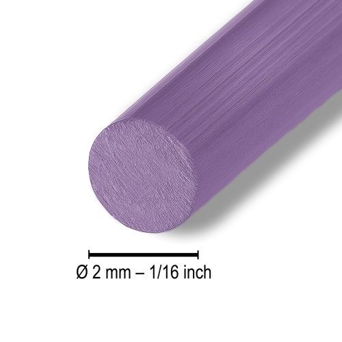 Artikel Aluminiumdraad paars Ø2mm sieradendraad lavendel rond 500g 60m