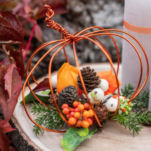 Artikel Aluminium knutseldraad, oranje, Ø2mm, 500g, 60m, voor doe-het-zelf decoraties