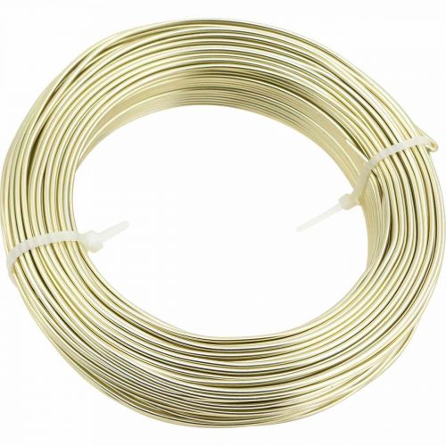 Artikel Aluminiumdraad Ø2mm champagne decoratiedraad rond 480g